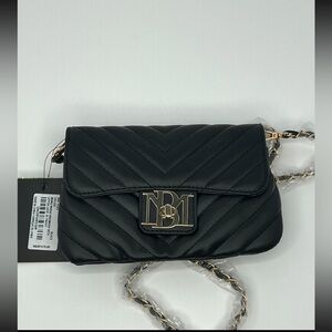 🖤Badgley Mischka Black Quilted Crossbody w/ Lefter Lock NWT!!